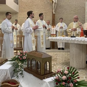 Čašćenje relikvija sv. Male Terezije i njezinih roditelja u Karmelu u Mariji Bistrici